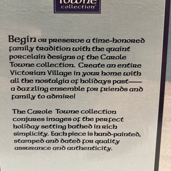 Lemax Carole Towne Collection 2004 Sotheby & Sons China & Antiques 3D Window - Picture 2 of 12